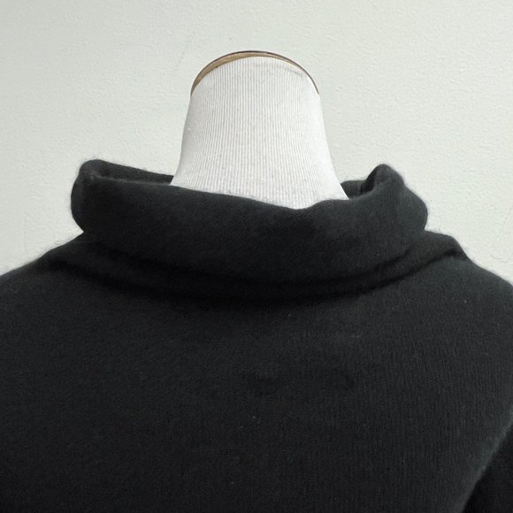Bebe Black cowl neck cashmere sweater M - Picture 3 of 5